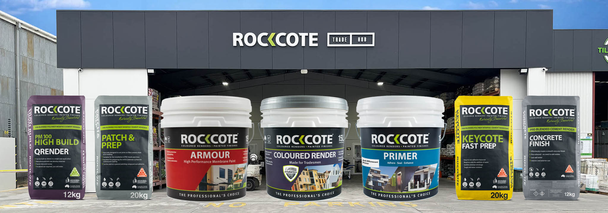 Rockcote Render Range now available at Tile Centre
